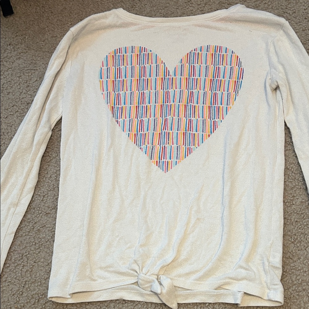 Colorful Heart Kids Long Sleeve Shirt